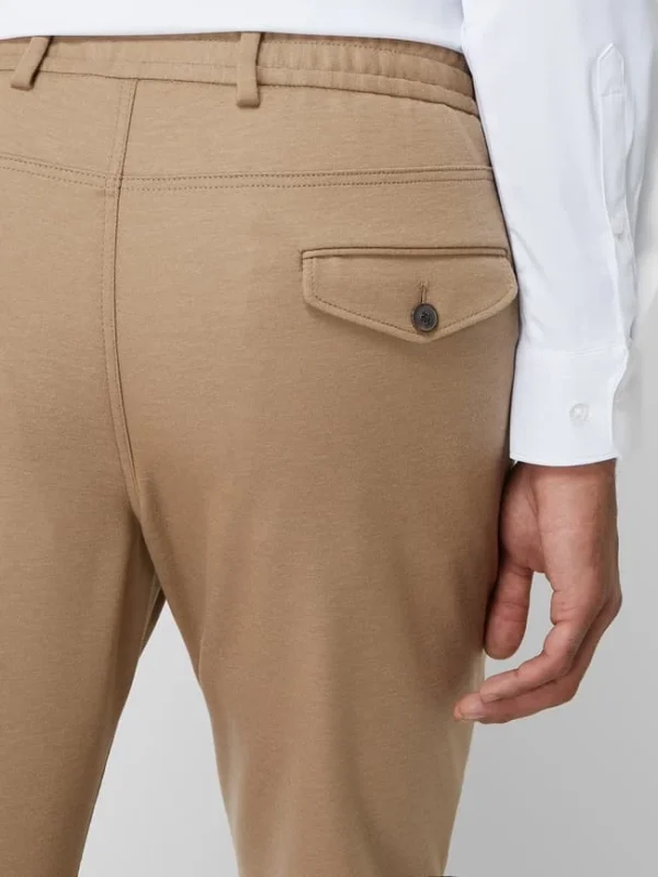 Windsor Hose In Unifarbenem Design Modell ‚Floro‘ – Beige 4