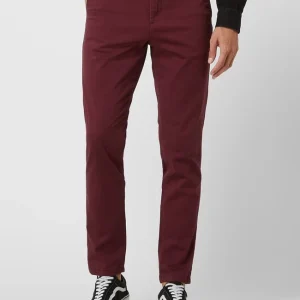 Jack & Jones Slim Fit Chino Mit Stretch-Anteil Modell ‚Marco‘ – Bordeaux Rot 13