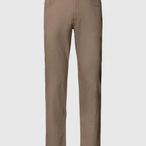 Christian Berg Men Straight Fit Chino Mit Stretch-Anteil – Taupe 9