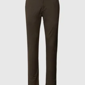 MCNEAL Slim Fit Chino Mit Stretch-Anteil – Olivgrün 9