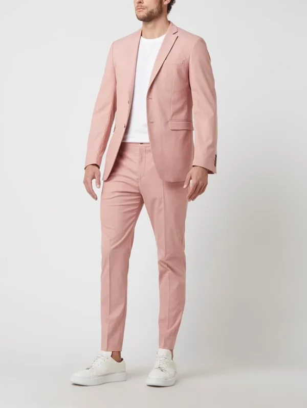 Selected Homme Slim Fit Anzughose Mit Stretch-Anteil Modell ‘Mylogan’ – Rosé 1