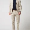 CG – Club Of Gents Slim Fit Anzughose Mit Streifenmuster Modell ‘Paco’ – Beige 17