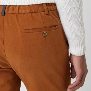 Hiltl Chino Mit Stretch-Anteil Modell ‘Trento’ – Cognac 11