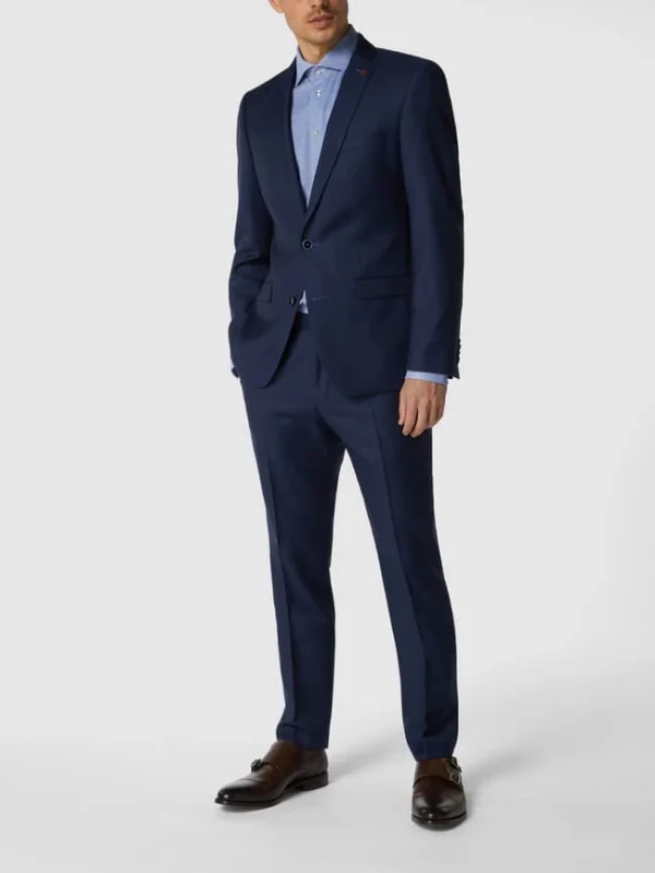 Roy Robson Slim Fit Anzughose Aus Merinowolle – Marineblau 1