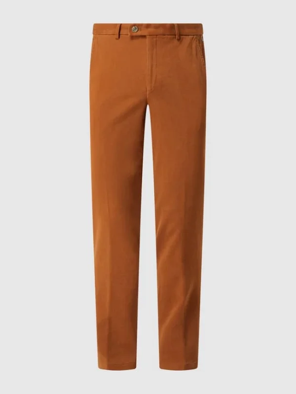 Hiltl Chino Mit Stretch-Anteil Modell ‘Trento’ – Cognac 3