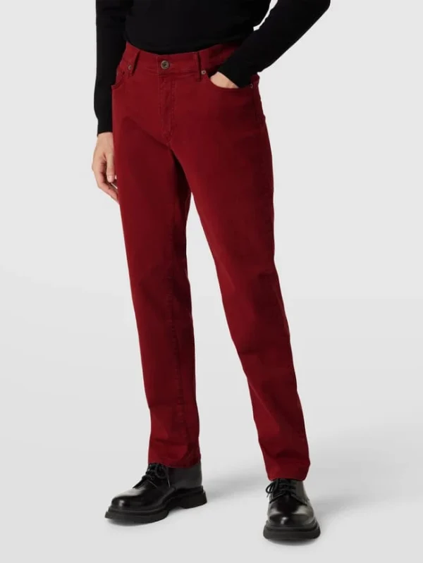 Brax Straight Fit Chino Mit Label-Detail Modell ‘Cadiz’ – Rot 5