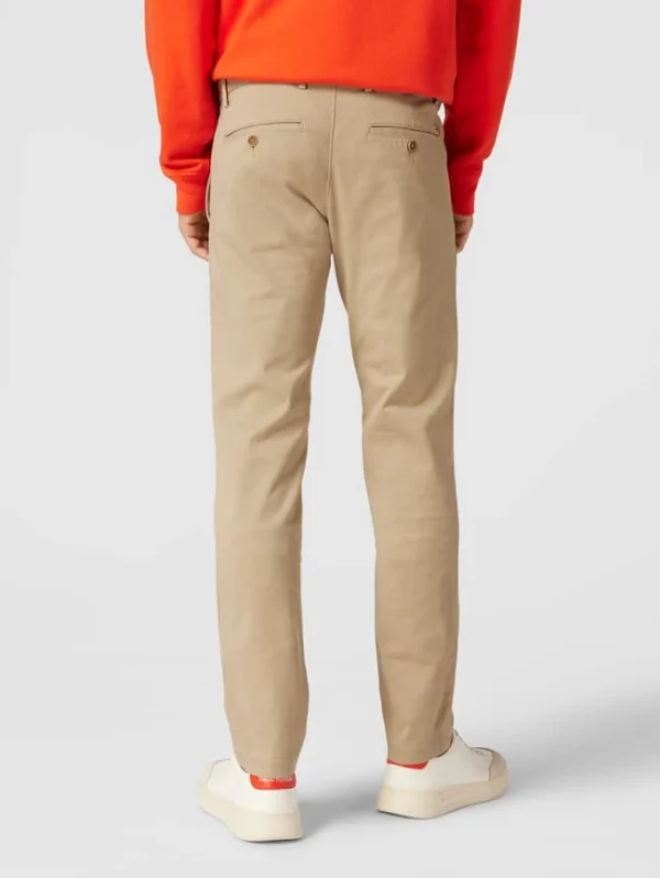 Tommy Hilfiger Chino Mit Label-Detail Modell ‚CORE BLEECKER 1985‘ – Sand 6