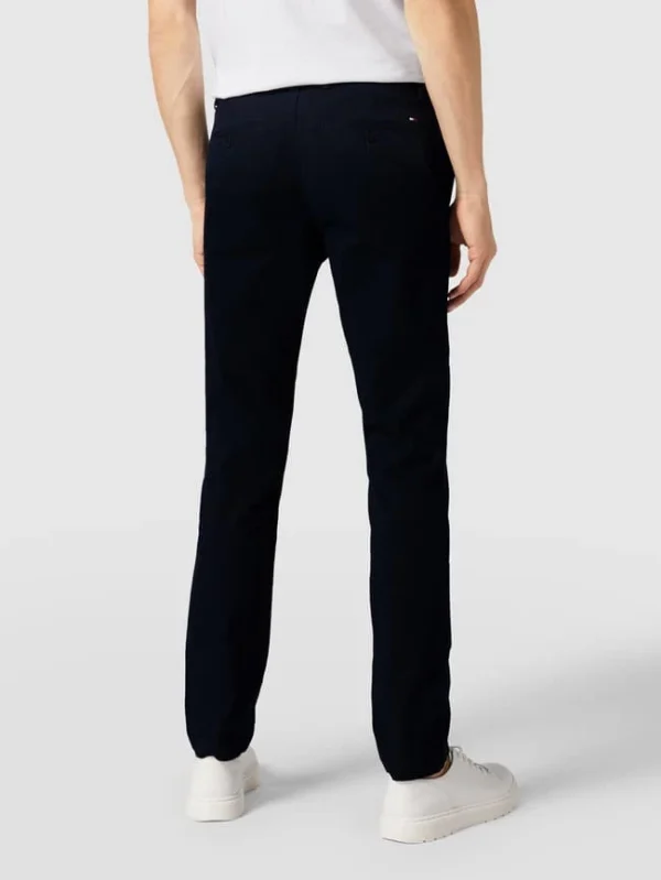 Tommy Hilfiger Chino Mit Label-Detail Modell ‚CORE BLEECKER 1985‘ – Marineblau 6