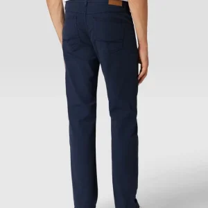 Christian Berg Men Hose Im 5-Pocket-Design – Marineblau 15