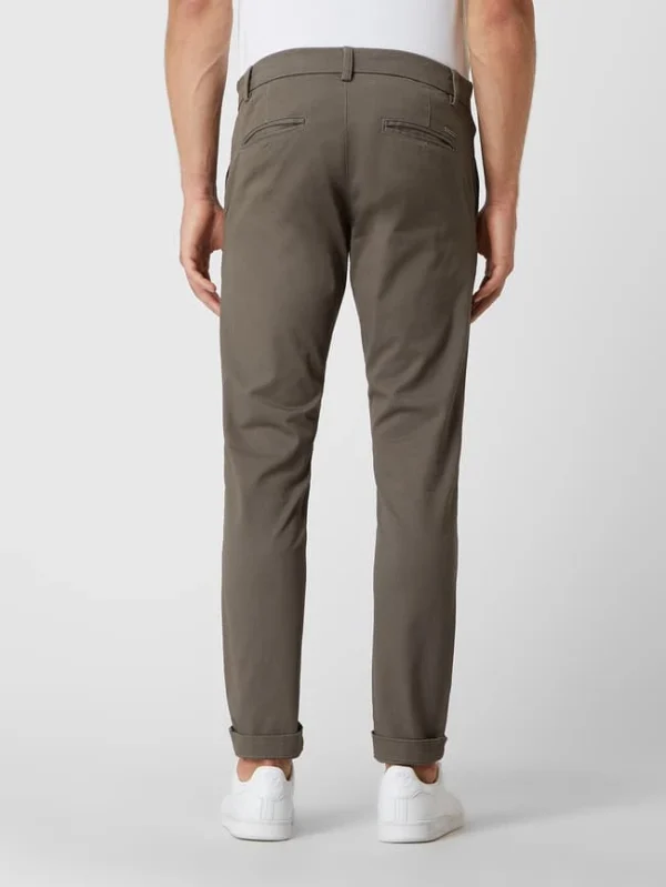 Bruun & Stengade Slim Fit Chino Mit Stretch-Anteil Modell ‘Oscar’ – Dunkelgrün 6