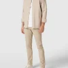 Emporio Armani Slim Fit Jeans Mit Knopfleiste Modell ‘Gabardine Basic’ – Beige 19