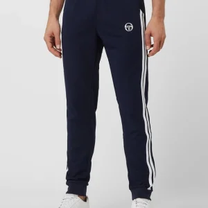 SERGIO TACCHINI Trainingshose Mit Kontraststreifen Modell ‚New Darmarindo‘ – Dunkelblau 13