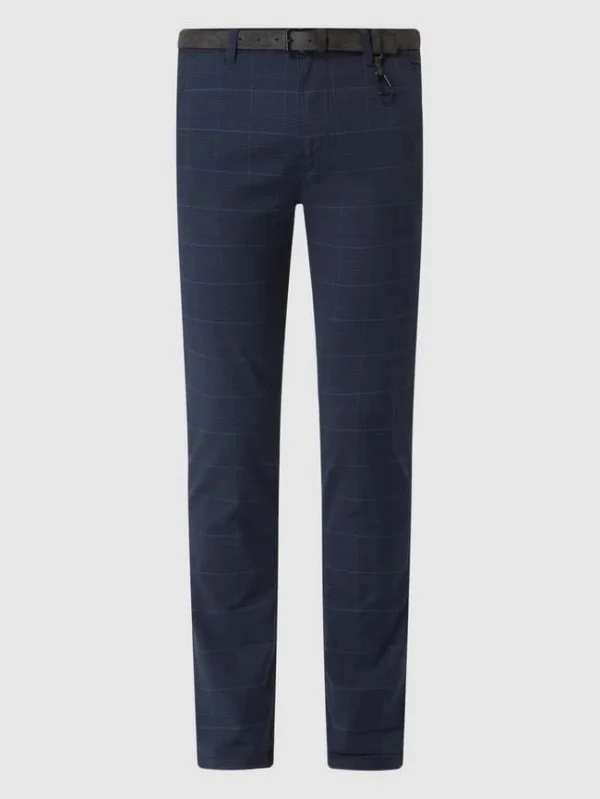 Tom Tailor Denim Straight Fit Chino Mit Stretch-Anteil – Dunkelblau 3