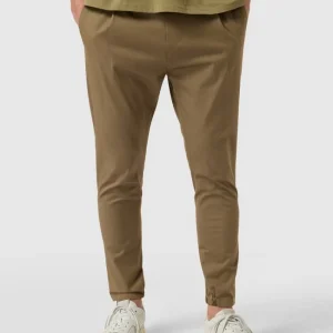 Stylebop Stoffhose Mit Elastischem Bund – Khaki 13