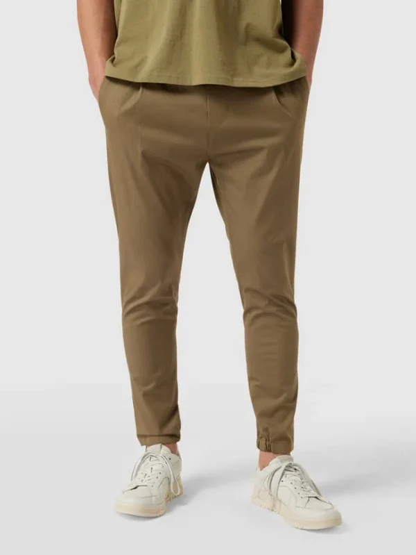 Stylebop Stoffhose Mit Elastischem Bund – Khaki 5