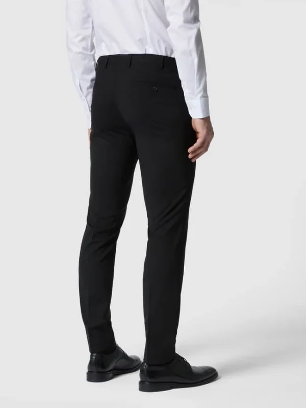 Hiltl Slim Fit Stoffhose Mit Stretch-Anteil Modell ‘Tribet’ – Schwarz 6