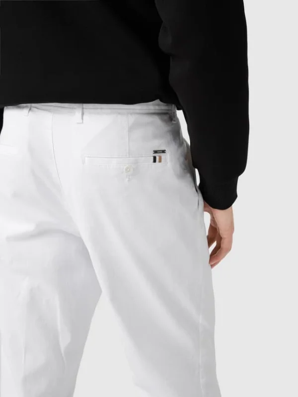 BOSS Chino Mit Label-Detail Modell ‘Perin’ – Weiß 4