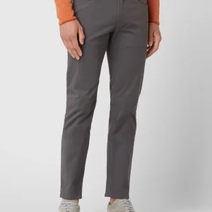 Christian Berg Men Chino Mit Stretch-Anteil – Dunkelgrau 13