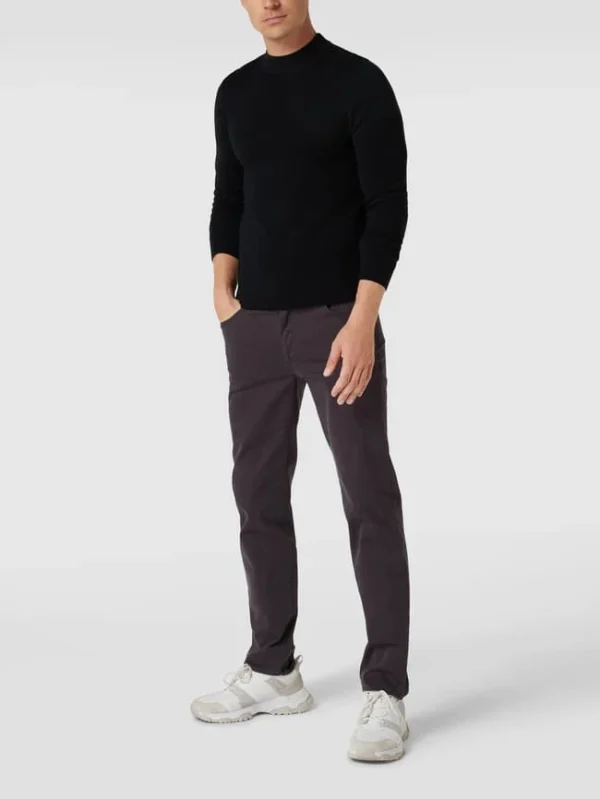 Brax Straight Fit Chino Mit Label-Detail Modell ‘Cadiz’ – Mittelgrau 1