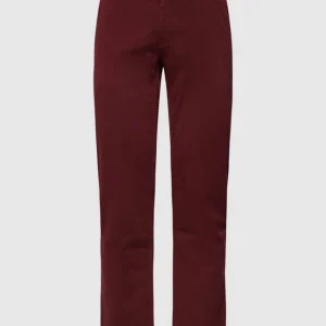 BOSS Casualwear Slim Fit Chino Mit Label-Patch Modell ‘Schino’ – Bordeaux Rot 9