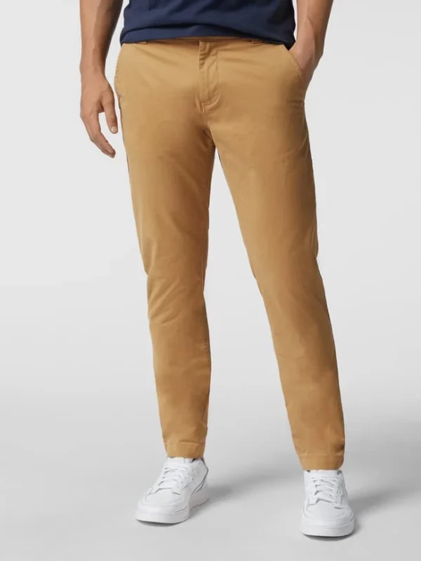 Tommy Jeans Slim Fit Chino Mit Stretch-Anteil Modell ‚Scanton‘ – Beige 5