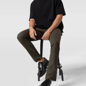 MCNEAL Slim Fit Chino Mit Stretch-Anteil – Olivgrün 11