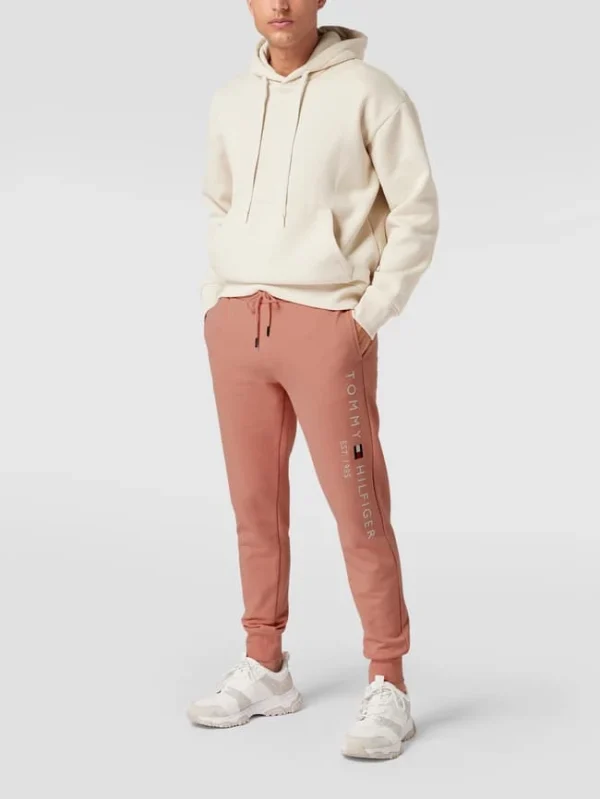 Tommy Hilfiger Sweatpants Mit Label-Stitching – Apricot 1