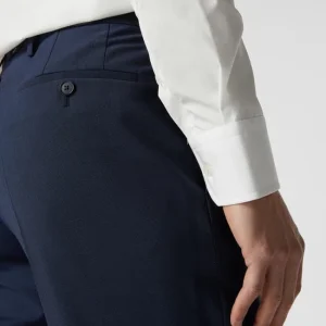 Pierre Cardin Anzug-Hose Mit Webmuster – Blau 11