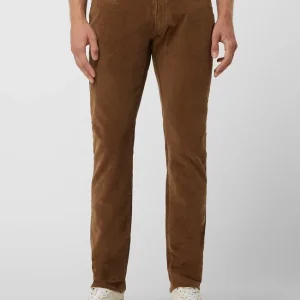 Pierre Cardin Tapered Fit Cordhose Mit Hohem Stretch-Anteil Modell ‘Lyon’ – ‘Futureflex’ – Camel 13