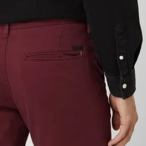 Jack & Jones Slim Fit Chino Mit Stretch-Anteil Modell ‚Marco‘ – Bordeaux Rot 11