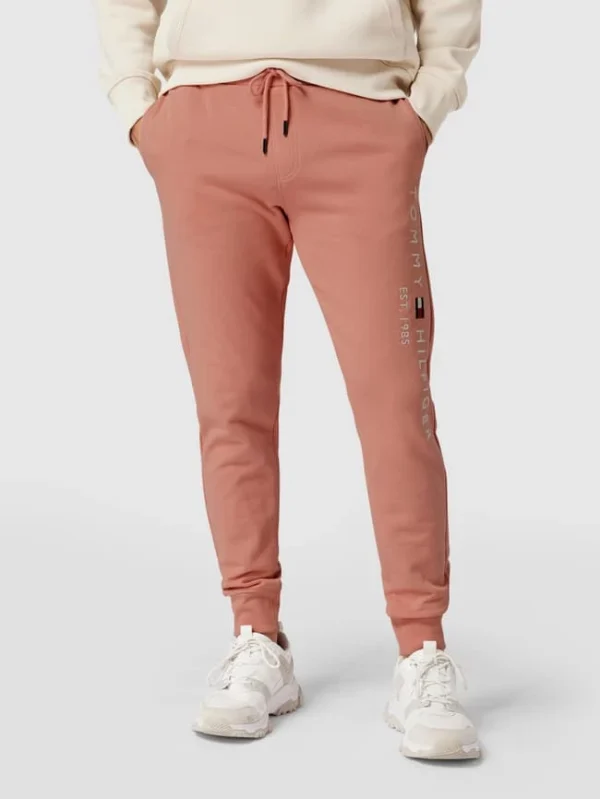 Tommy Hilfiger Sweatpants Mit Label-Stitching – Apricot 5