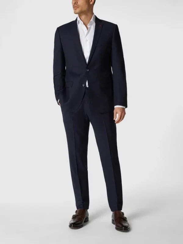 Roy Robson Slim Fit Anzughose Aus Schurwolle ‚Techno Suit‘ – Marineblau 1