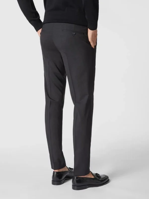 Hiltl Slim Fit Stoffhose Mit Stretch-Anteil Modell ‘Tribet’ – Anthrazit 6