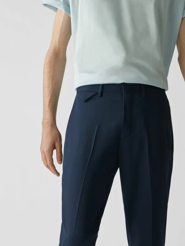 Stylebop Bundfaltenhose Aus Wolle – Blau 4