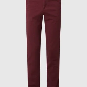 Jack & Jones Slim Fit Chino Mit Stretch-Anteil Modell ‚Marco‘ – Bordeaux Rot 9