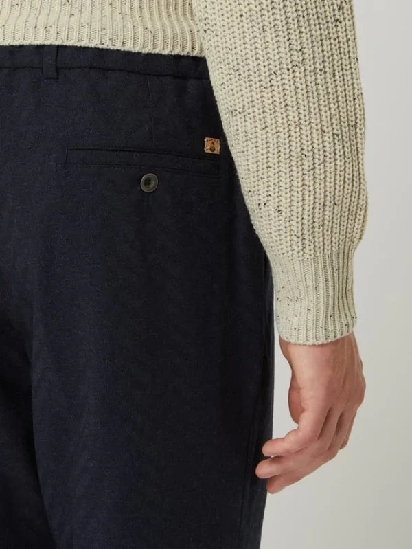 CG – Club Of Gents Oversized Bundfaltenhose Aus Schurwolle Modell ‘Oscar’ – Marineblau 4