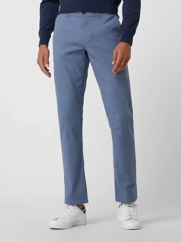 MCNEAL Slim Fit Chino Mit Stretch-Anteil – Bleu 5