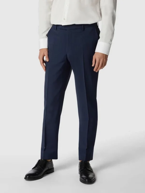 Pierre Cardin Anzug-Hose Mit Webmuster – Blau 5