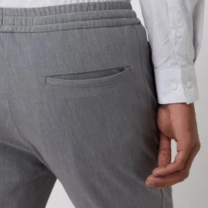 Windsor Jogpants Mit Stretch-Anteil Modell ‚Nostro‘ – Hellgrau 11