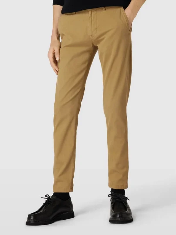 BOSS Casualwear Hose Mit Label-Detail Modell ‘Schino-Taber’ – Beige 5