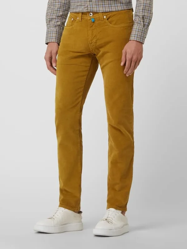 Pierre Cardin Tapered Fit Cordhose Mit Stretch-Anteil Modell ‘Lyon’ – ‘Futureflex’ – Camel 5