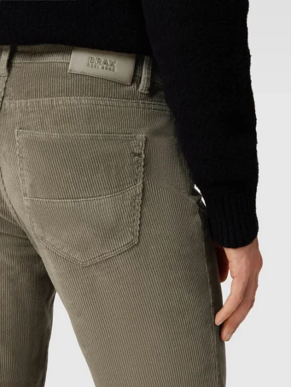 Brax Cordhose In 5-Pocket-Design Modell ‘Cadiz’ – Olivgrün 4