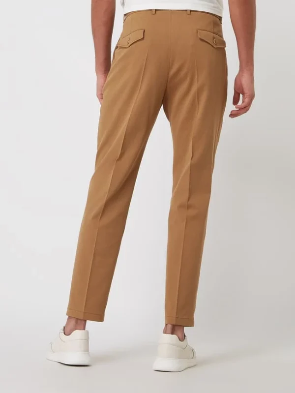 Windsor Bundfaltenhose Mit Viskose-Anteil Modell ‘Sapo’ – Camel 6