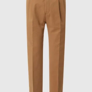 Windsor Bundfaltenhose Mit Viskose-Anteil Modell ‘Sapo’ – Camel 9