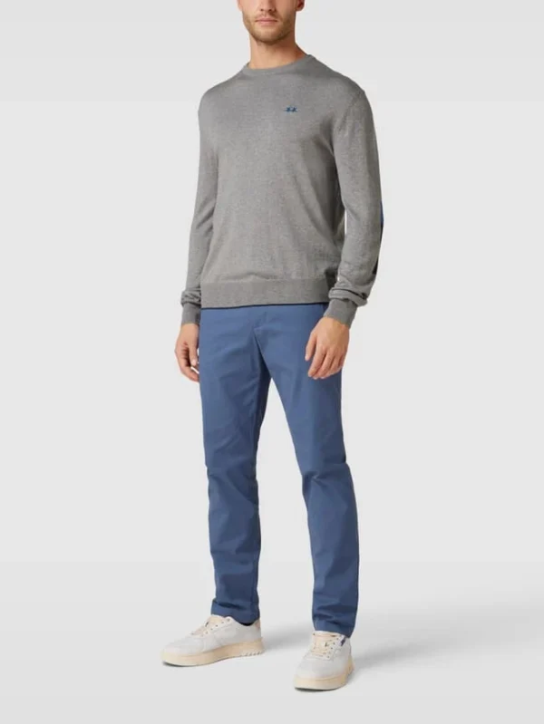 Tommy Hilfiger Chino Mit Label-Detail Modell ‚DENTON CHINO 1985 PIMA‘ – Blau 1