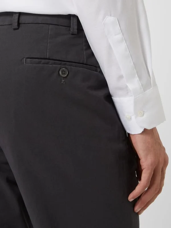 Hiltl Regular Fit Chino Mit Stretch-Anteil Modell ‘Parma’ – Dunkelgrau 4