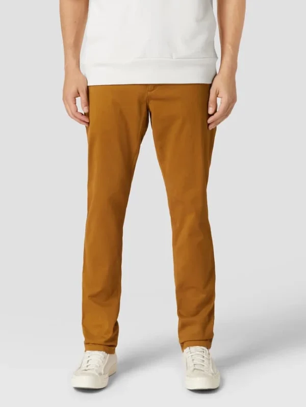 MCNEAL Slim Fit Chino Mit Gürtel – Camel 5